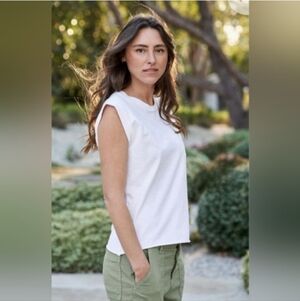 NWOT Frank&Eileen Aiden White Muscle Tee